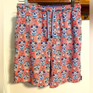 Peter Millar Seaside Collection-Sugar Skulls and Tequila Swim Trunks